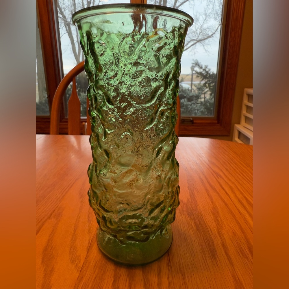 Vintage Green E.O. Brody Vase
